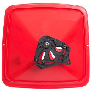 80 LB COMMERCIAL BROADCAST SPREADER WITH STANDARD OUTPUT TRAY