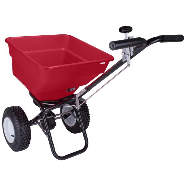 for Salt & Sand 100 Lb Capacity Details about   SPREADER Commercial Push Type/Walk Behind 