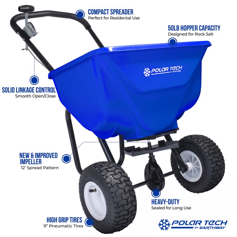 50 LB ICE MELT BROADCAST SPREADER | EarthWay Products Incorporated