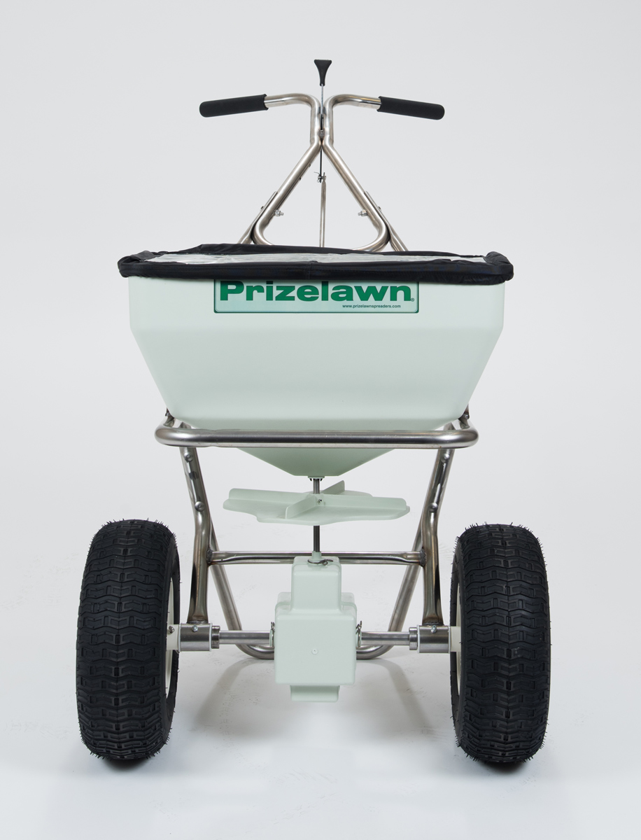 PRIZELAWN 70lb Stainless Steel Broadcast Spreader - EarthWay