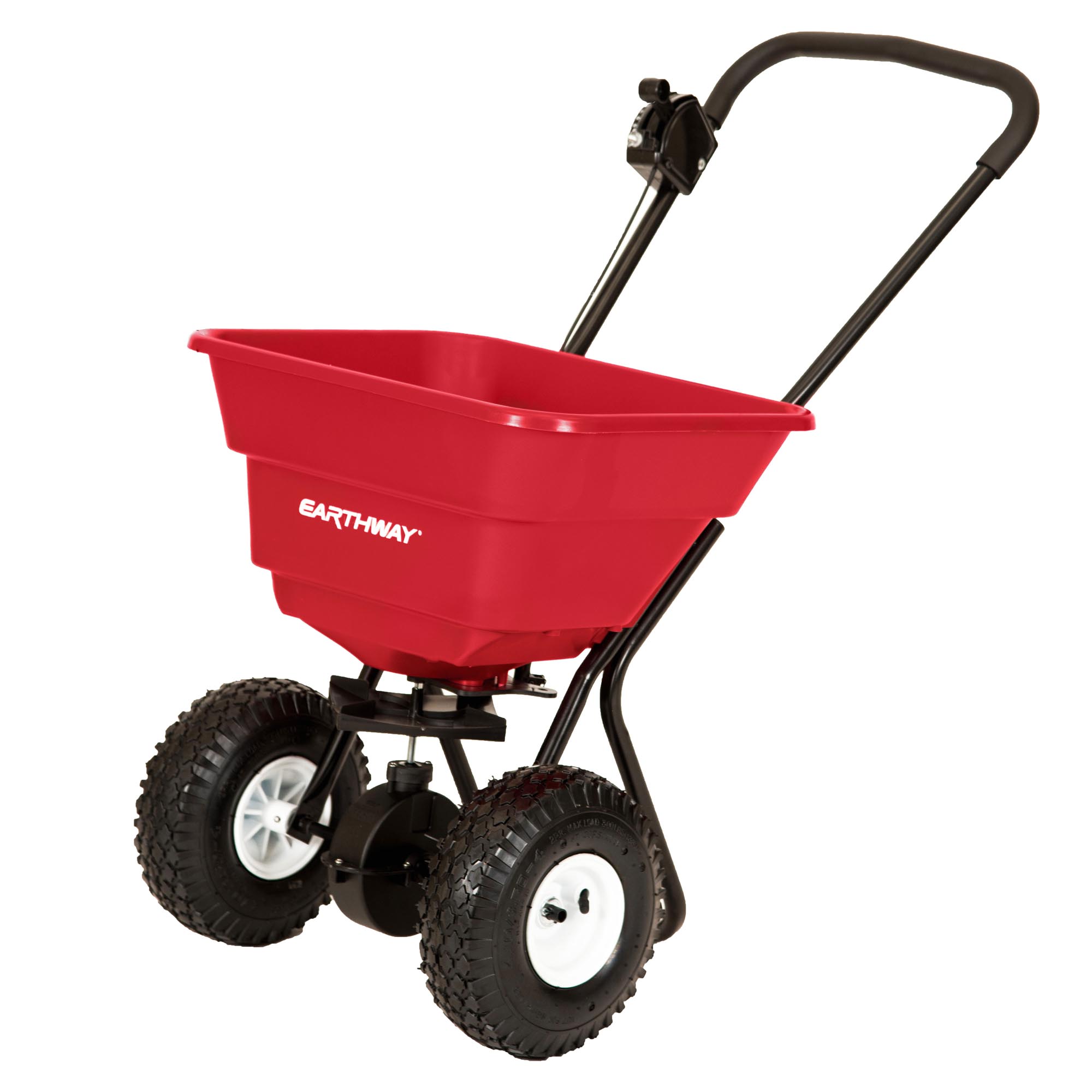 80lb Commercial Broadcast Spreader with Pneumatic Tires